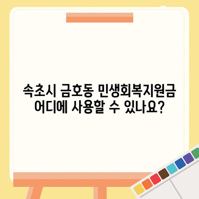강원도 속초시 금호동 민생회복지원금 | 신청 | 신청방법 | 대상 | 지급일 | 사용처 | 전국민 | 이재명 | 2024