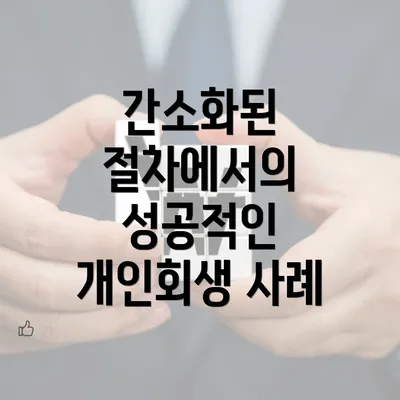 간소화된 절차에서의 성공적인 개인회생 사례