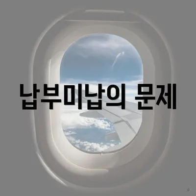 납부미납의 문제
