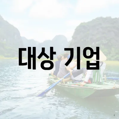 대상 기업