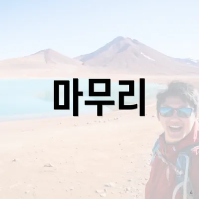 마무리