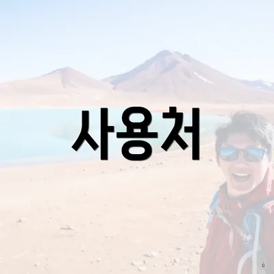 사용처