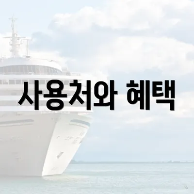 사용처와 혜택