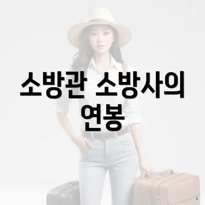 소방관 소방사의 연봉