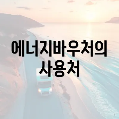 에너지바우처의 사용처