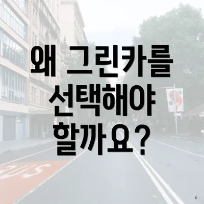 왜 그린카를 선택해야 할까요?