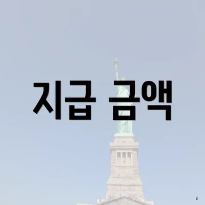 지급 금액