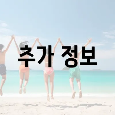 추가 정보