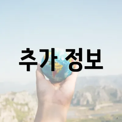 추가 정보