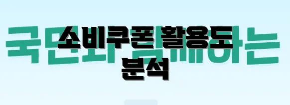 소비쿠폰 활용도 분석