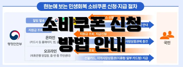 소비쿠폰 신청 방법 안내
